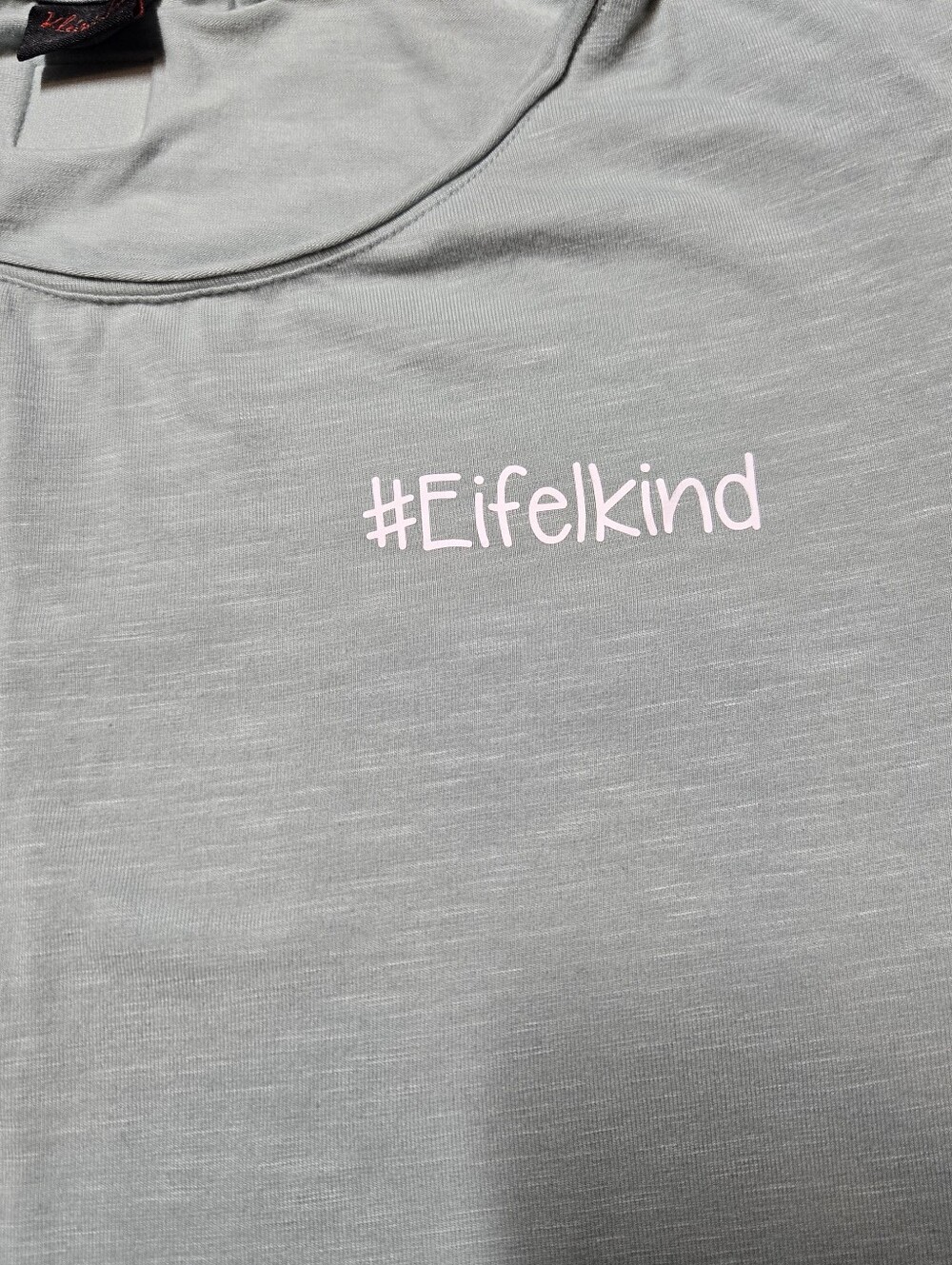 Kleinigkeit Eifelkind Cotton Blend Fitted T-Shirt Mint Green Size Small - Picture 2 of 10